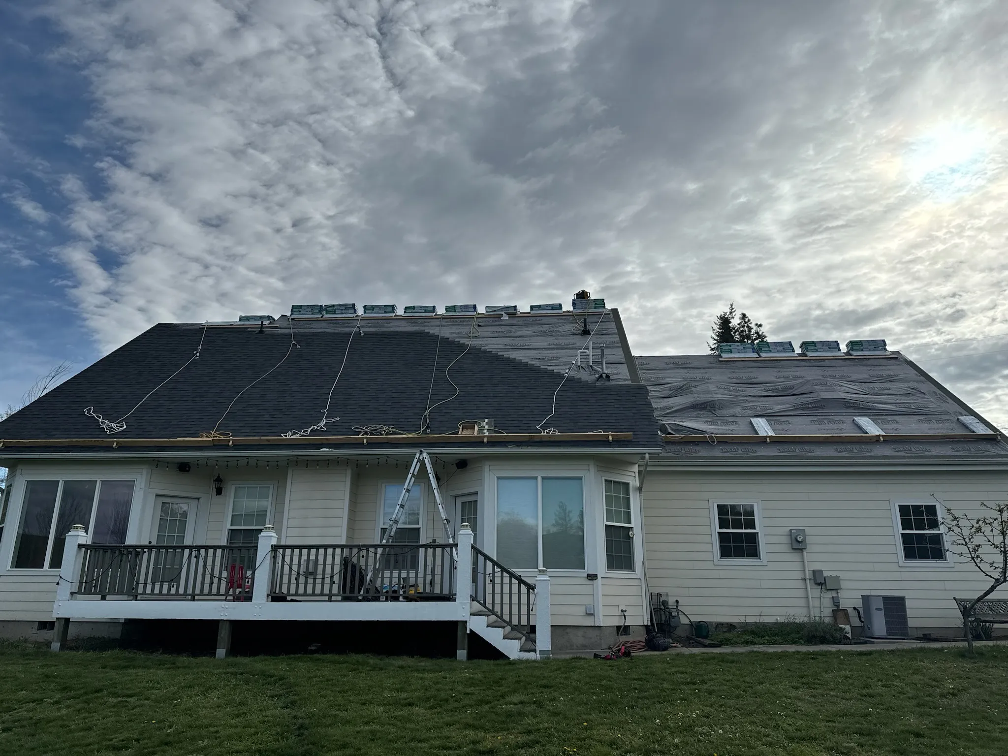 Roof replacement, during photo 1
