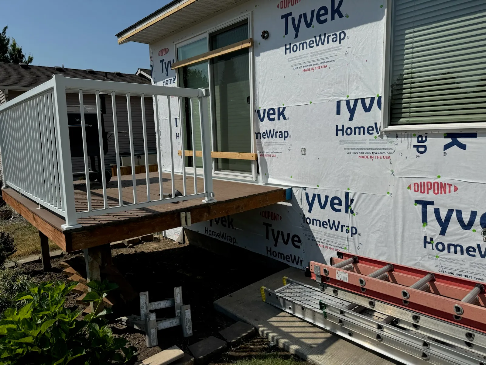 Siding replacement, during photo 5